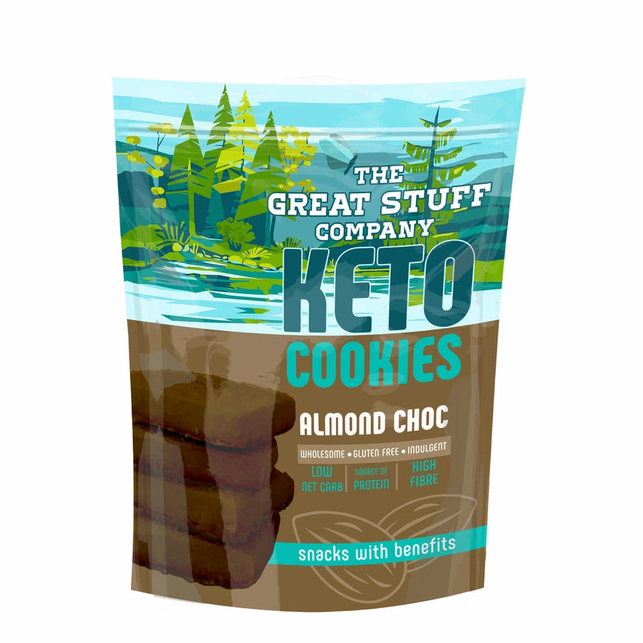 Keto Cookies - Almond Choc - The Great Stuff Company
