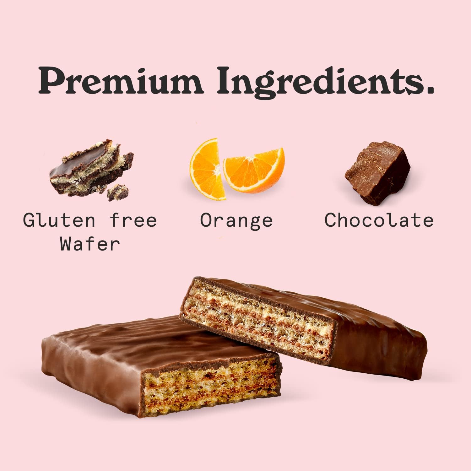 NICK'S - Protein Wafer Bars Orange