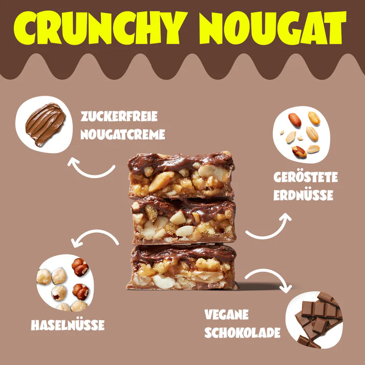 ahead achieve Keto Bar Crunchy Nougat