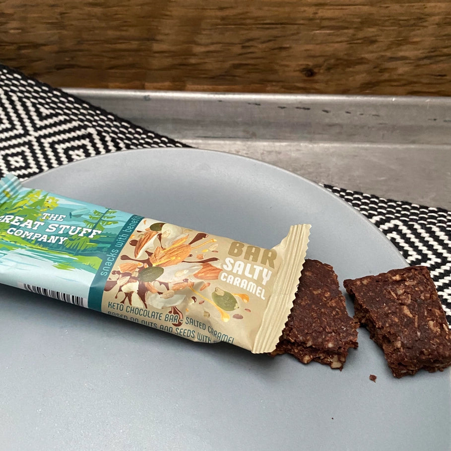 Baked Keto Bar - Salty Caramel - The Great Stuff Company