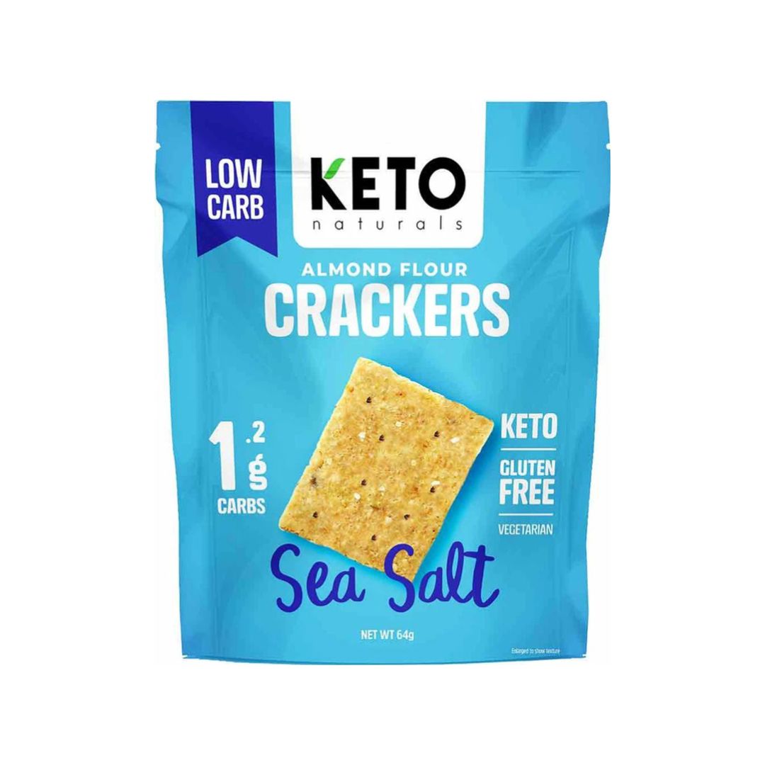 Keto Almond Crackers - Sea Salt