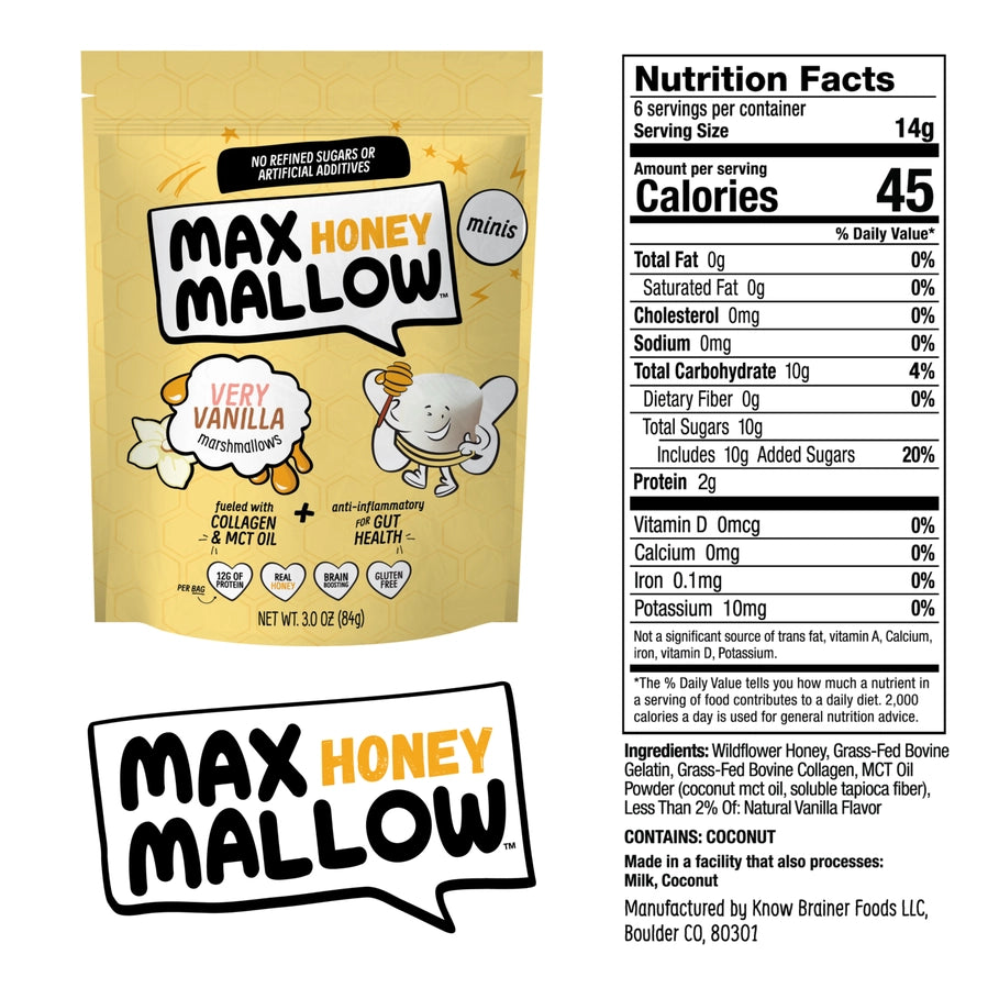 Max Sweets - Max Honey Very Vanilla Mini Mallows