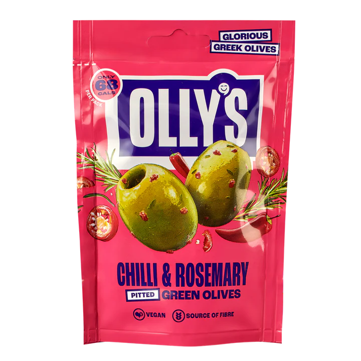Olly's - Chilli & Rosemary Green Olives