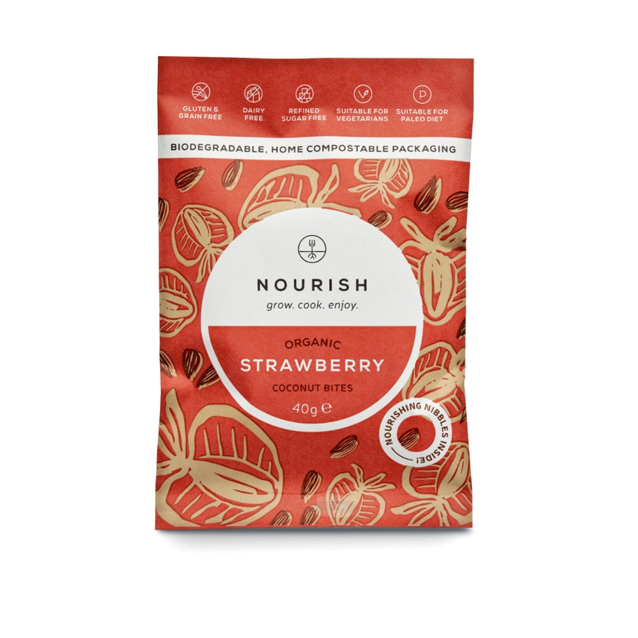 Organic Strawberry Coconut Bites