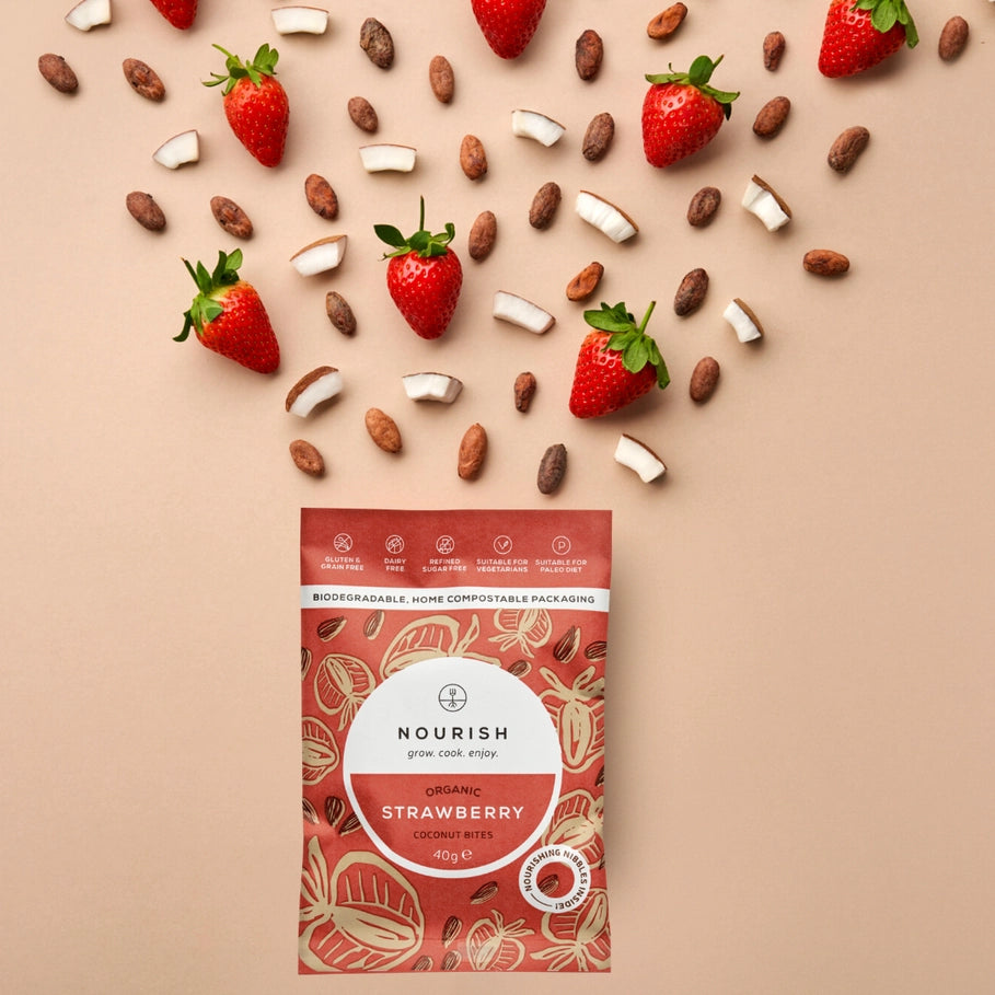 Organic Strawberry Coconut Bites