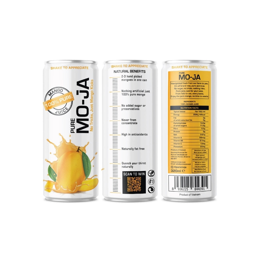 Pure Mo-Ja - 100% Pure Mango Juice