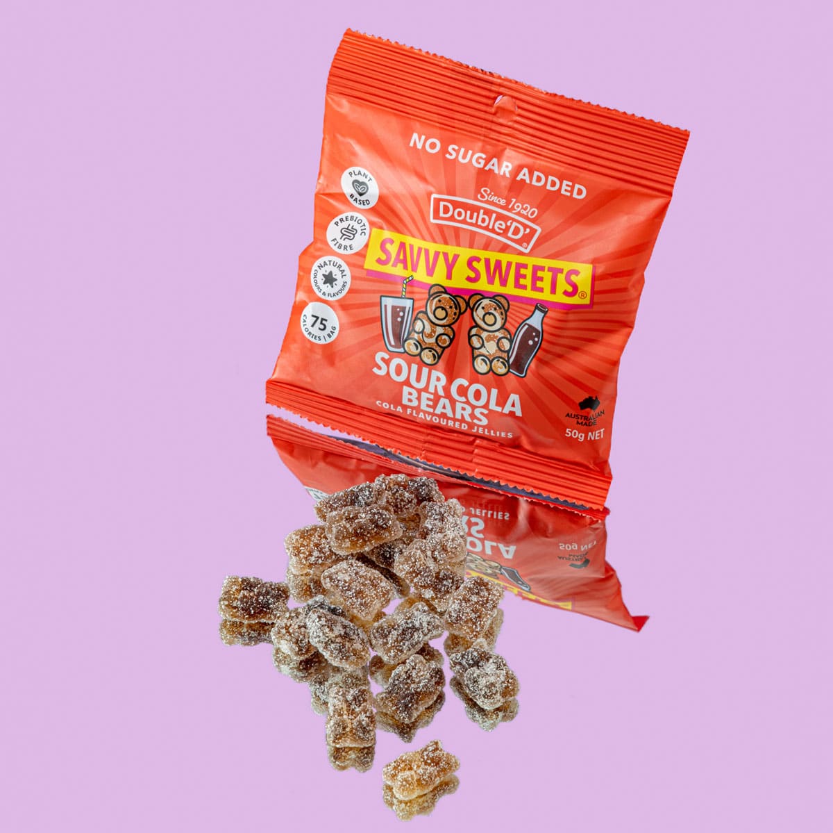 Savvy Sweets - Sour Cola Bears Jellies