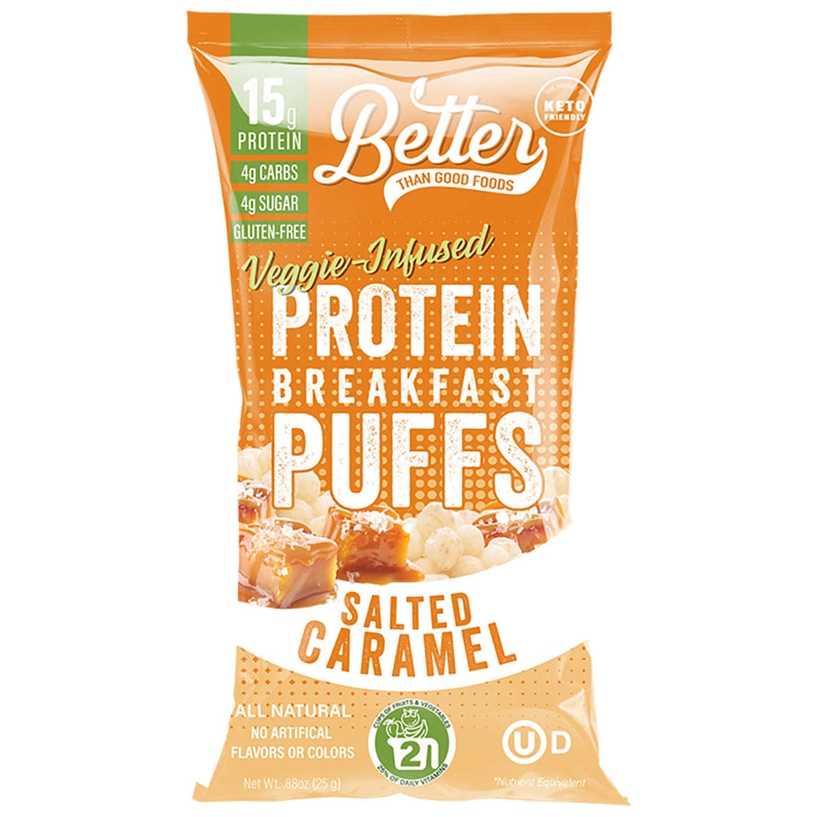 Besser als gute Snacks, gesalzenes Karamell