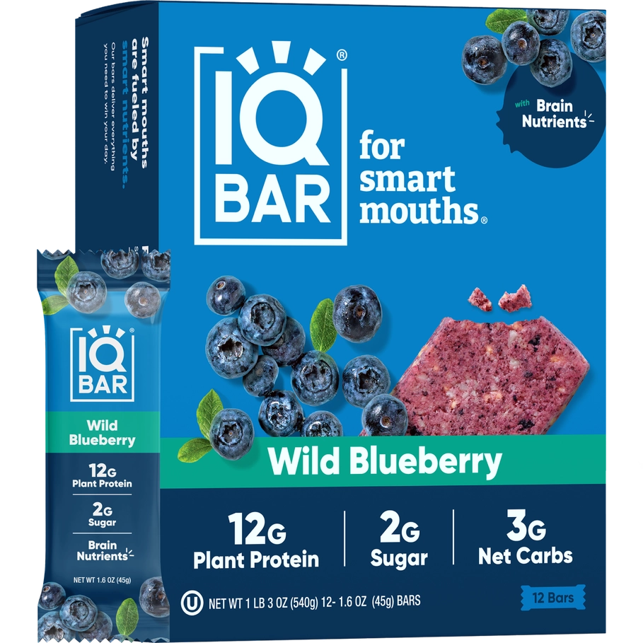 IQBAR Wild Blueberry Keto Plant-Based