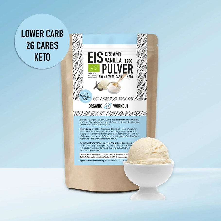 Vanilla Ice Cream Powder - Organic Workout