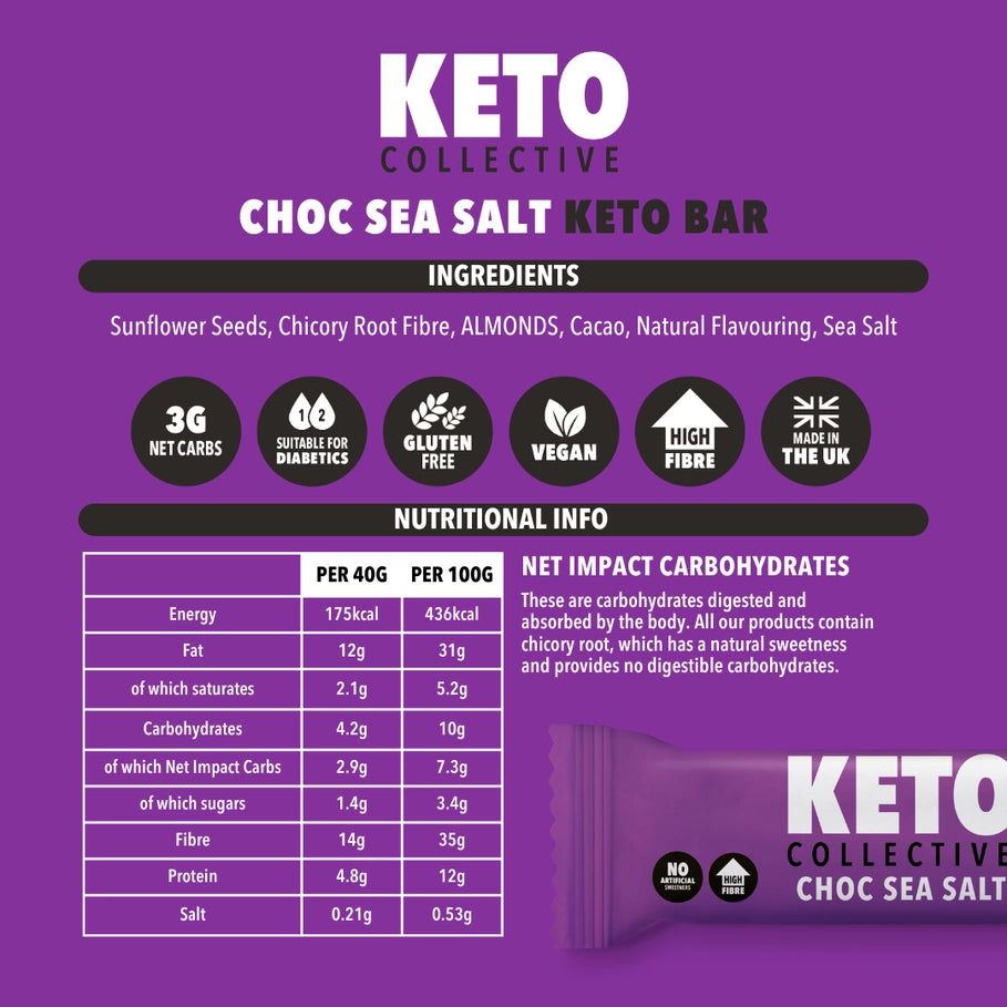 Keto Collective Bar – Schoko-Meersalz 