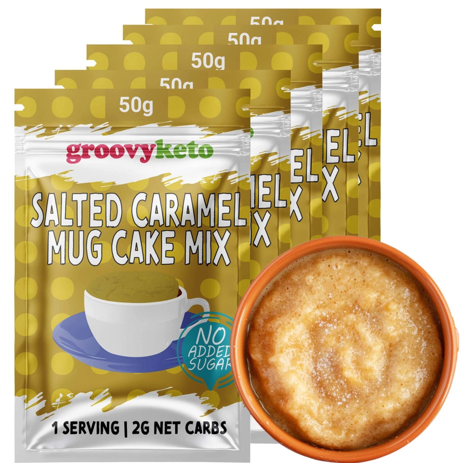 Salted Caramel Mug Cake Mix - Groovy Keto