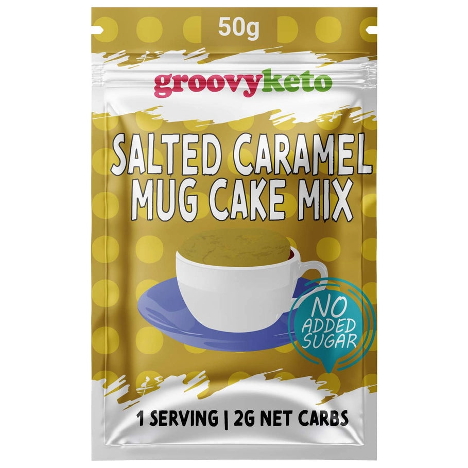 Salted Caramel Mug Cake Mix - Groovy Keto