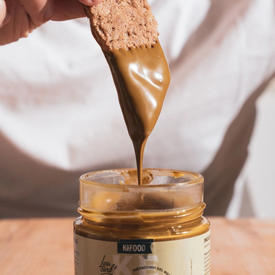 Kefood - Pistachio and Cocoa Spreadable Cream Without Sugar