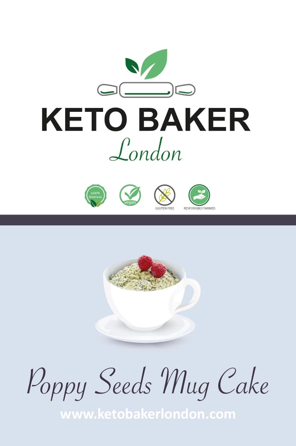 Keto Baker London - Poppy Seeds Mug Cake