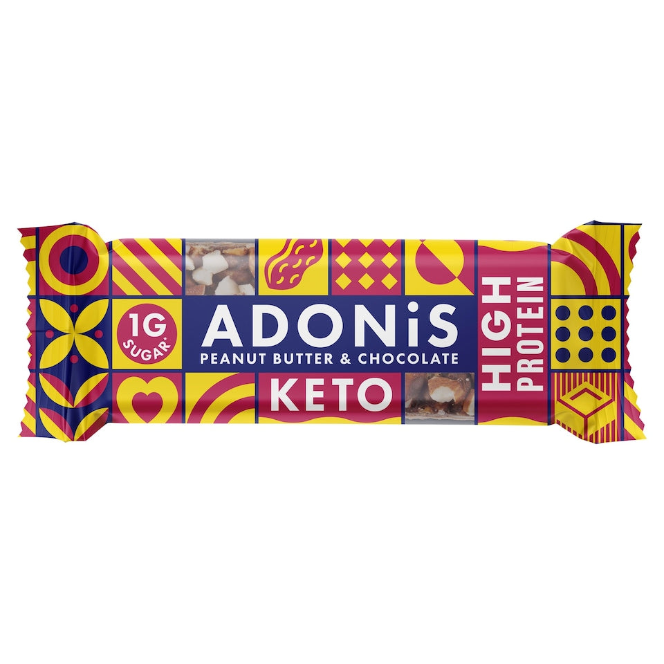Peanut Butter & Cocoa Keto Protein Bar - Adonis