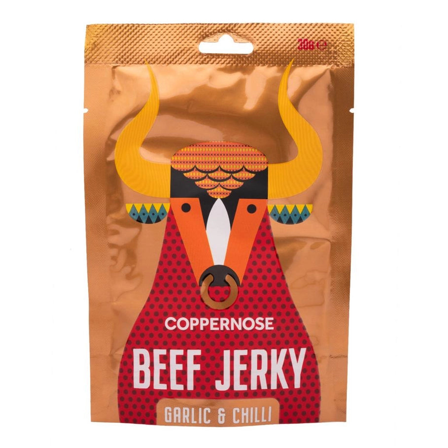 CopperNose – Garlic & Chilli Keto Beef Jerky