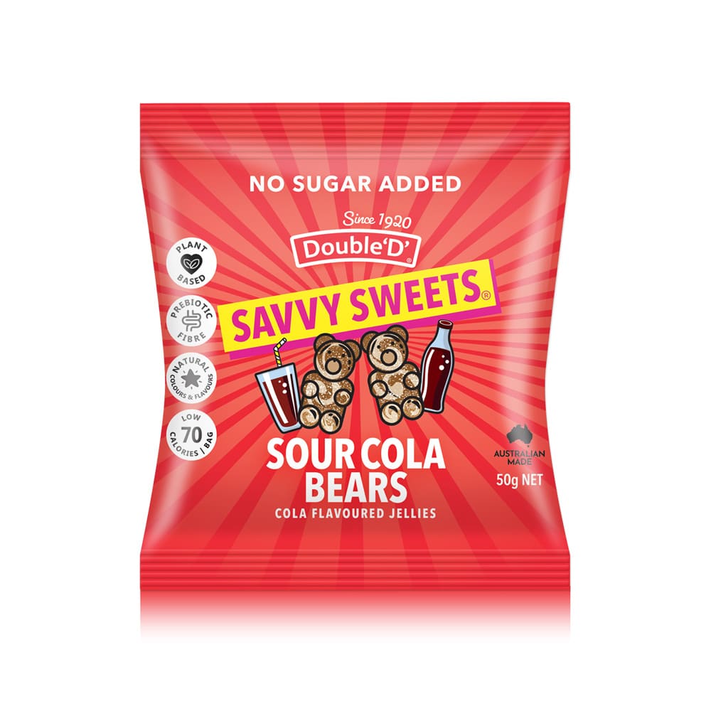 Savvy Sweets - Sour Cola Bears Jellies