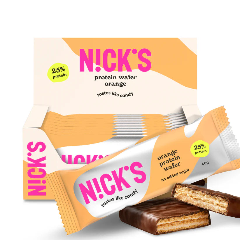 NICK'S - Protein Wafer Bars Orange