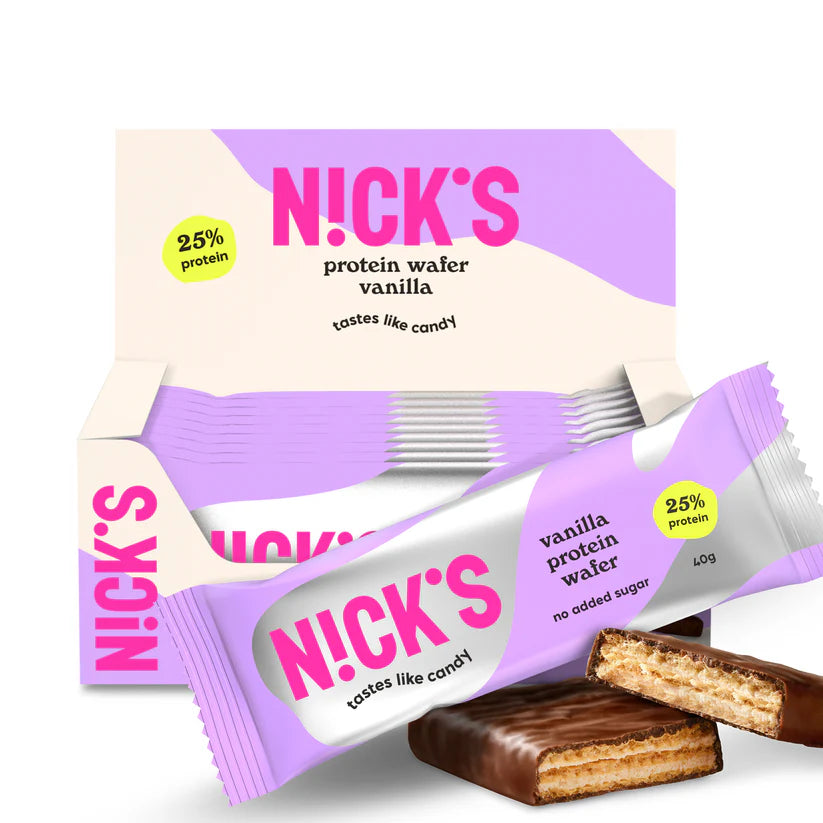 NICK'S - Protein Wafer Bars Vanilla