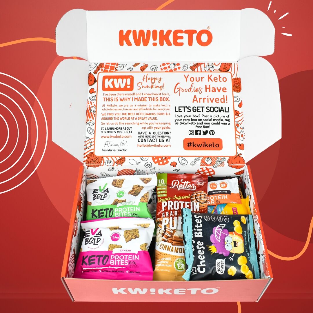 Keto Box January Keto Snack Collection | Kwiketo Snack Box
