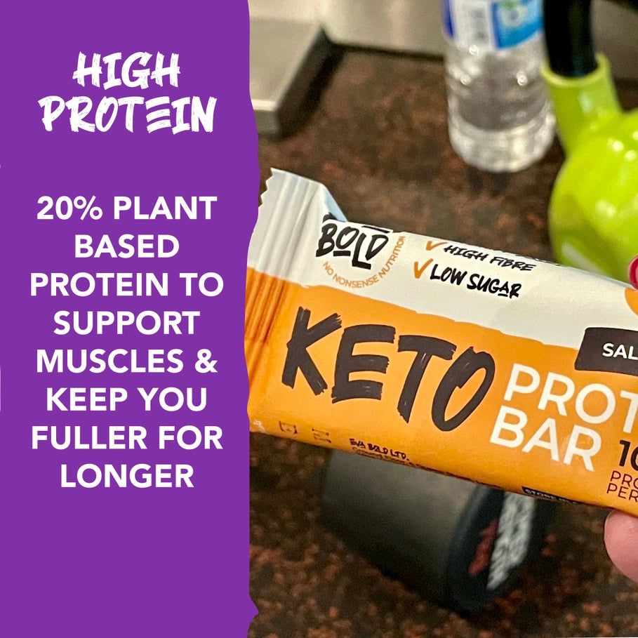 Evabold - Salted Caramel Keto Protein Bars