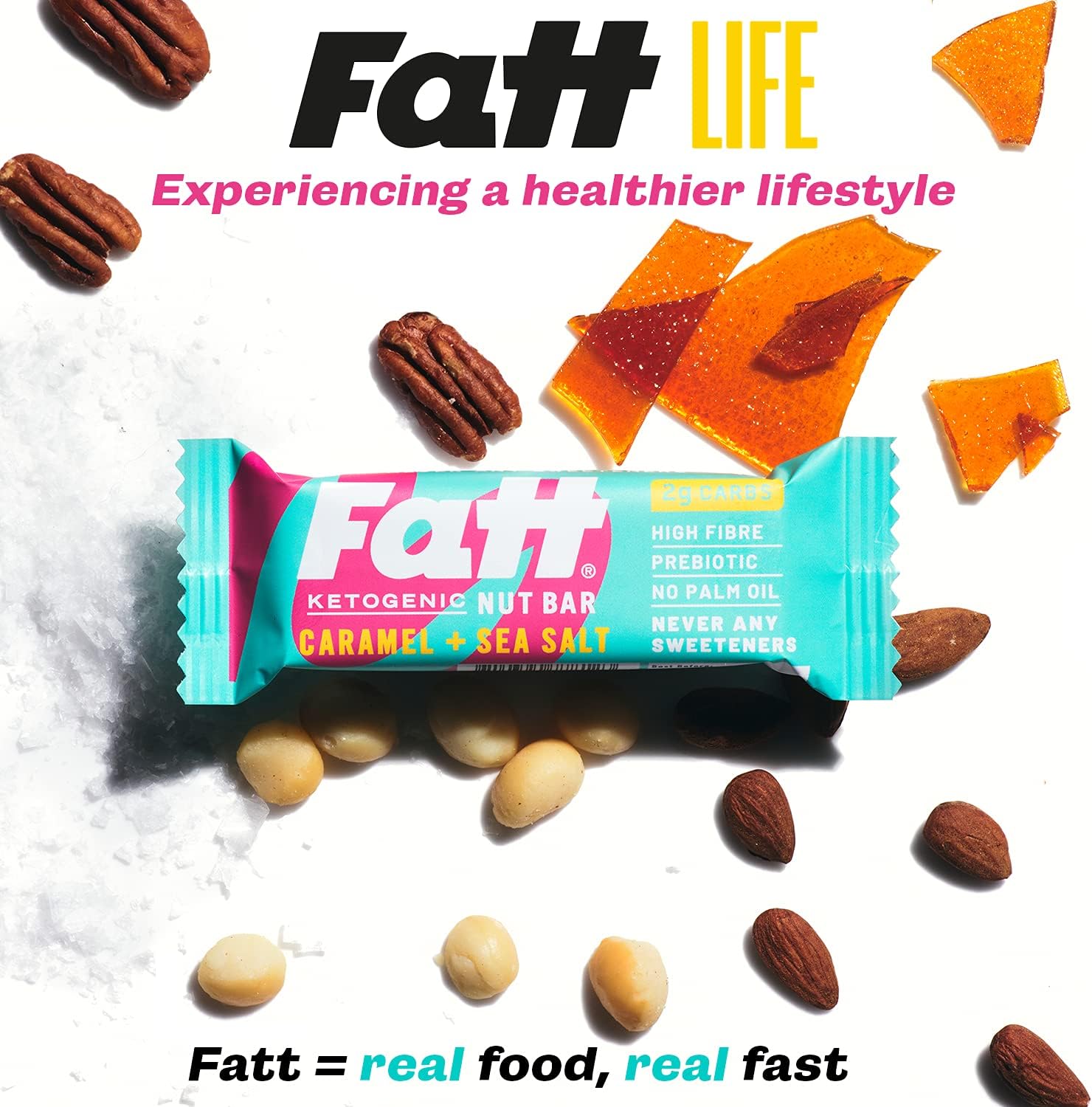 Fatt Nut Bar - Caramel & Sea Salt