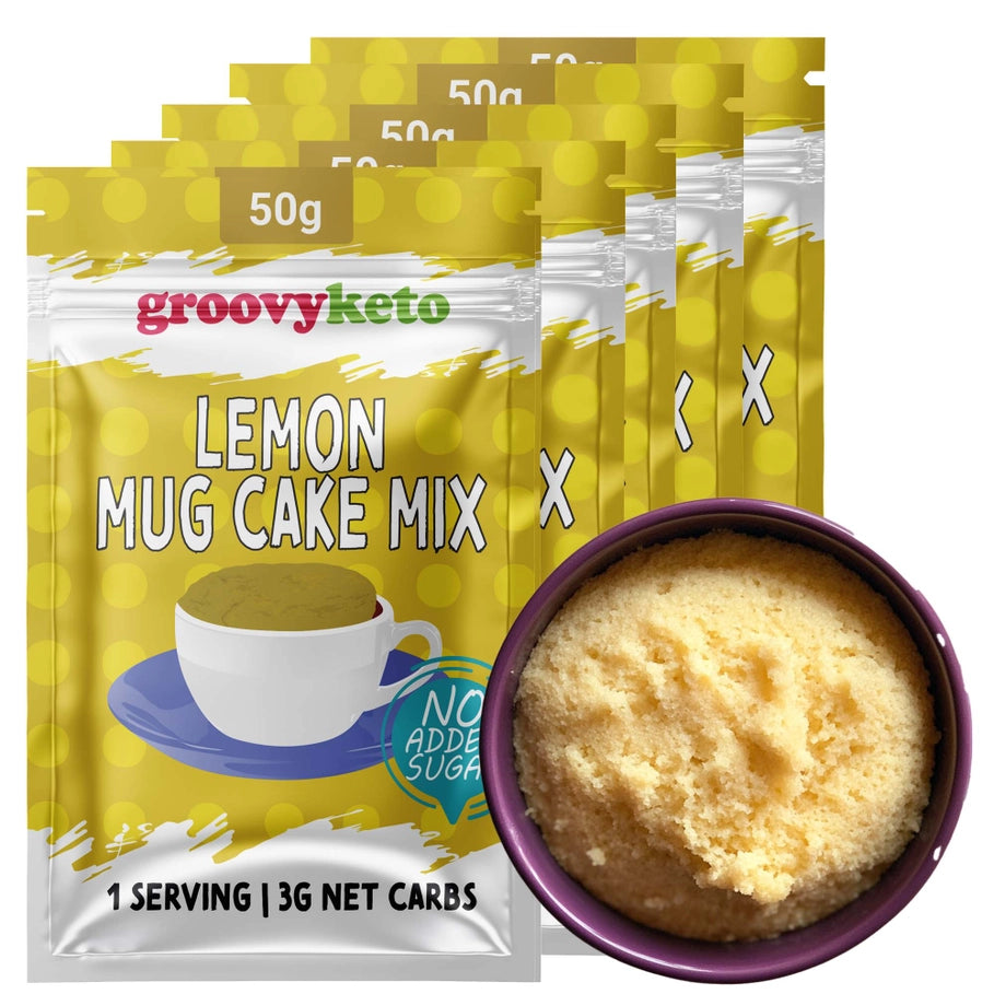 Lemon Mug Cake Mix - Groovy Keto