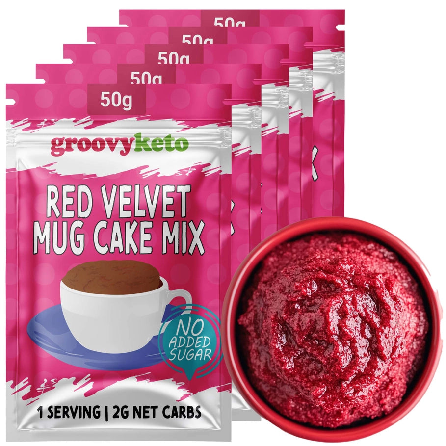 Red Velvet Mug Cake Mix - Groovy Keto