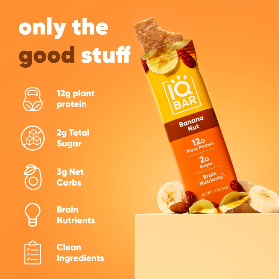 IQ Bar Banana Nut Keto Vegan