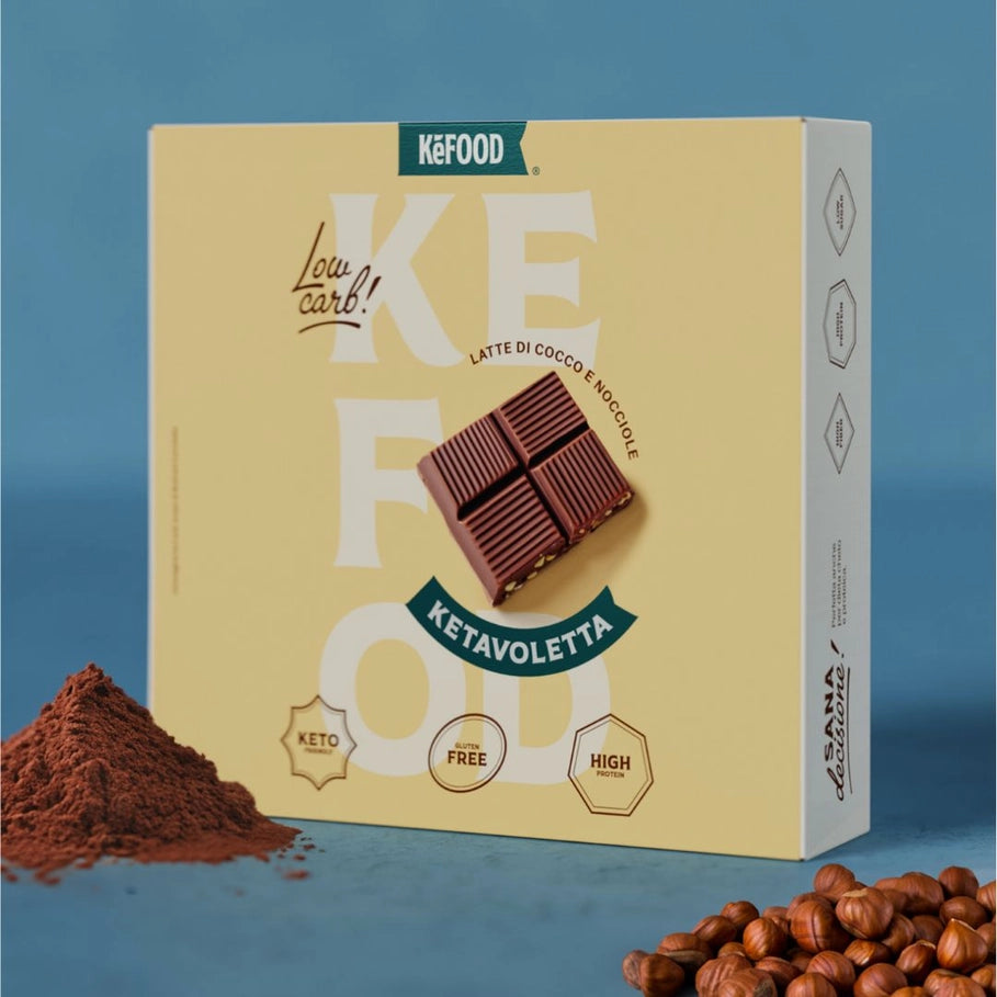 KeFood - Chocolate and Hazelnut Keto Protein Bar 