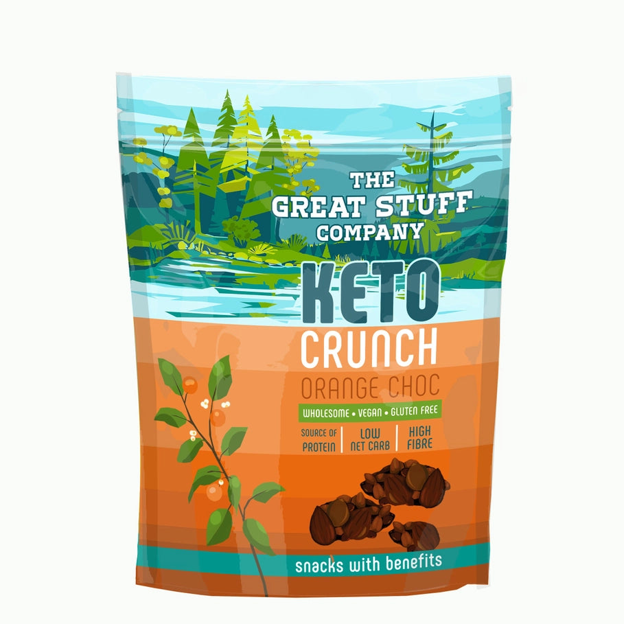 Keto Crunch - Orange Choc & Almond - The Great Stuff Company