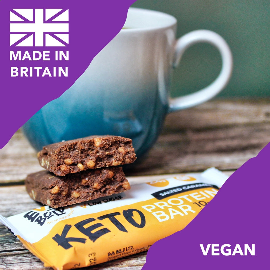 Evabold - Salted Caramel Keto Protein Bars