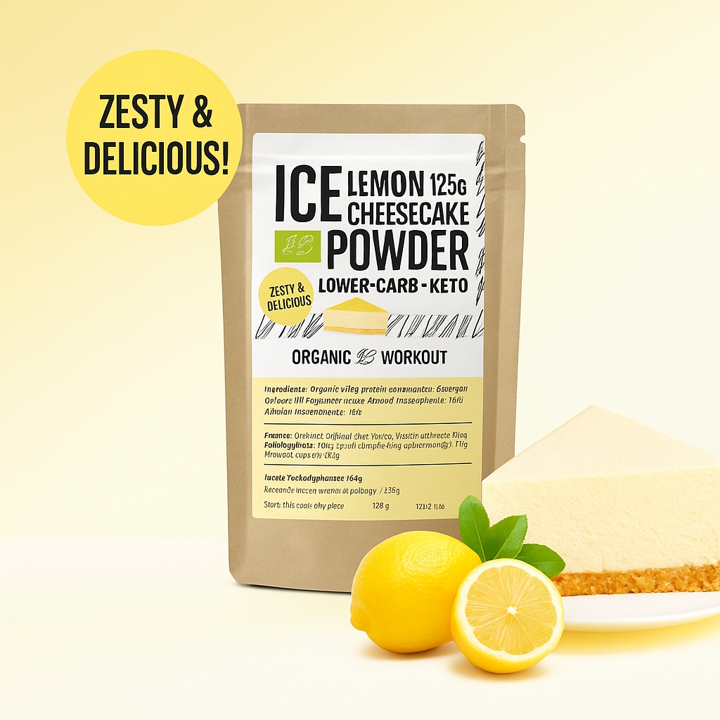 Lemon Cheesecake Keto-Friendly Ice Cream - Organic Workout