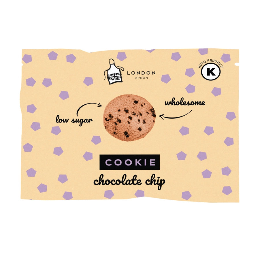 London Apron keto Choc Chip cookie
