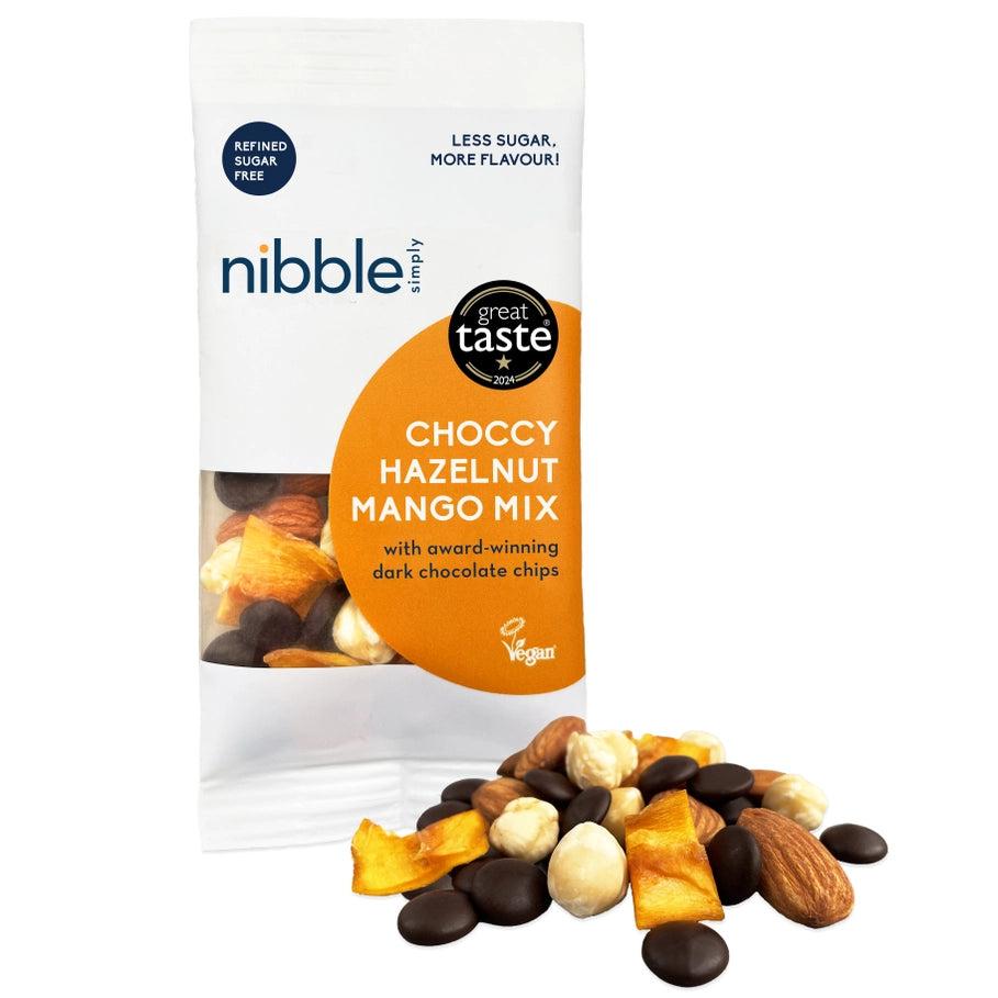Nibble Simply - Choccy Hazelnut Mango Mix