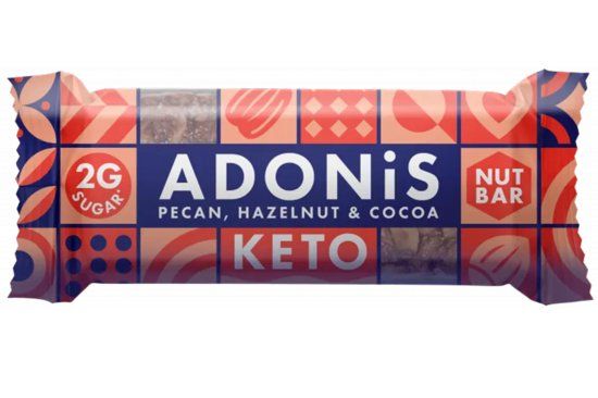 Pecan & Hazelnut Keto Nut Bar - Adonis