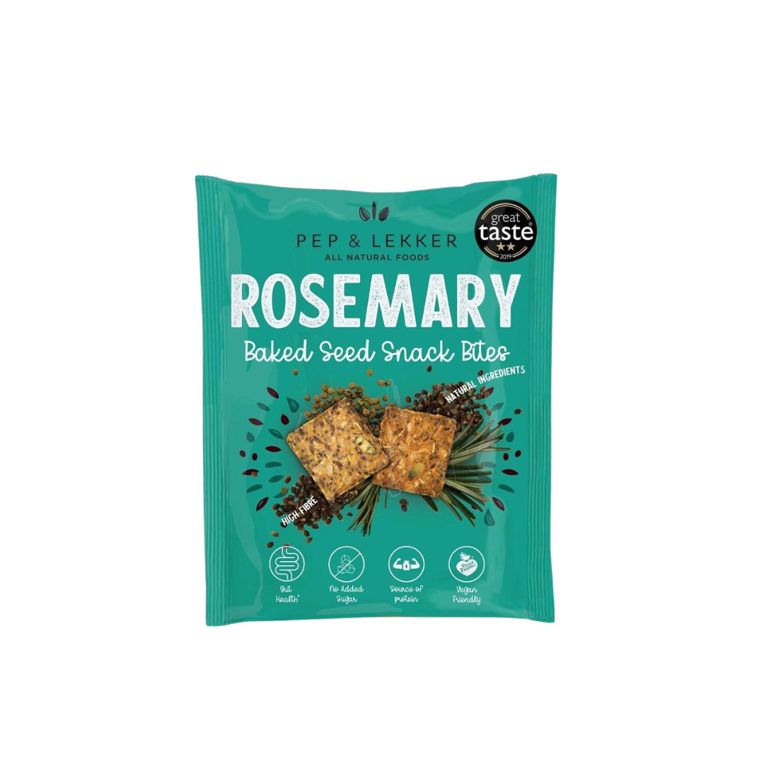 Pep & Lekker - Rosemary Baked Seed Seed Snack Bites