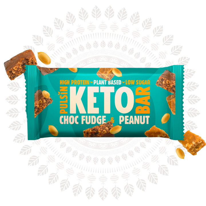 Pulsin Keto Bar - Choc Fudge & Peanut