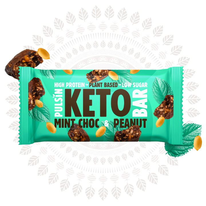 Pulsin - Mint Choc Peanut Keto Bar