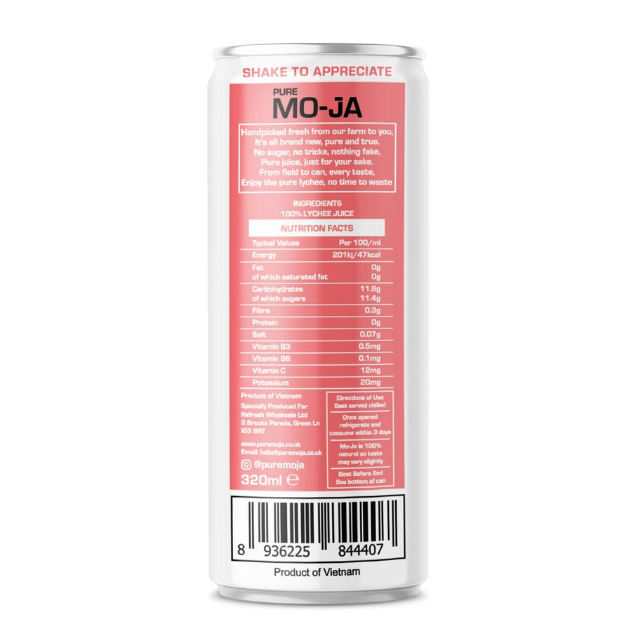 Pure Mo-Ja - 100% Pure Lychee Juice
