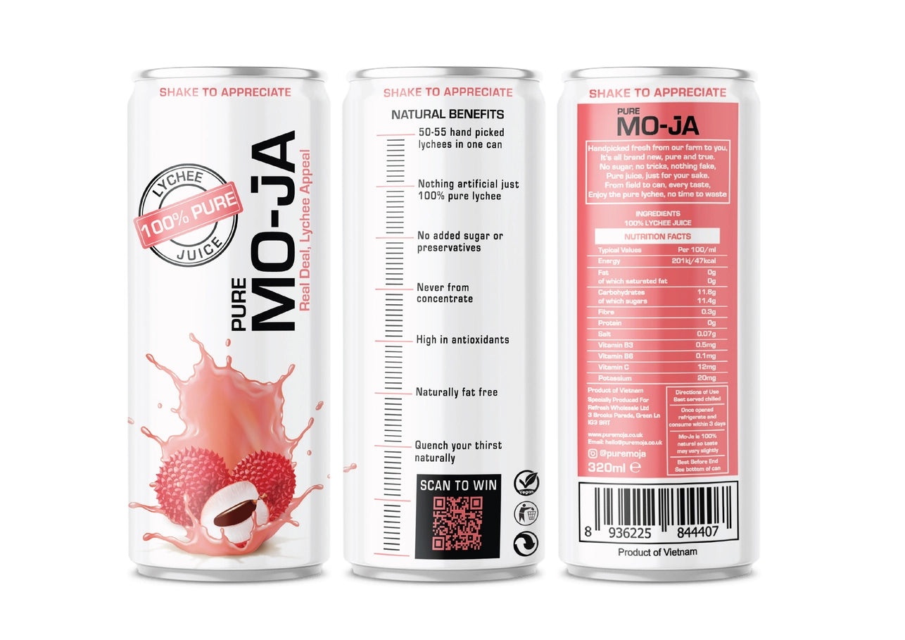 Pure Mo-Ja - 100% Pure Lychee Juice