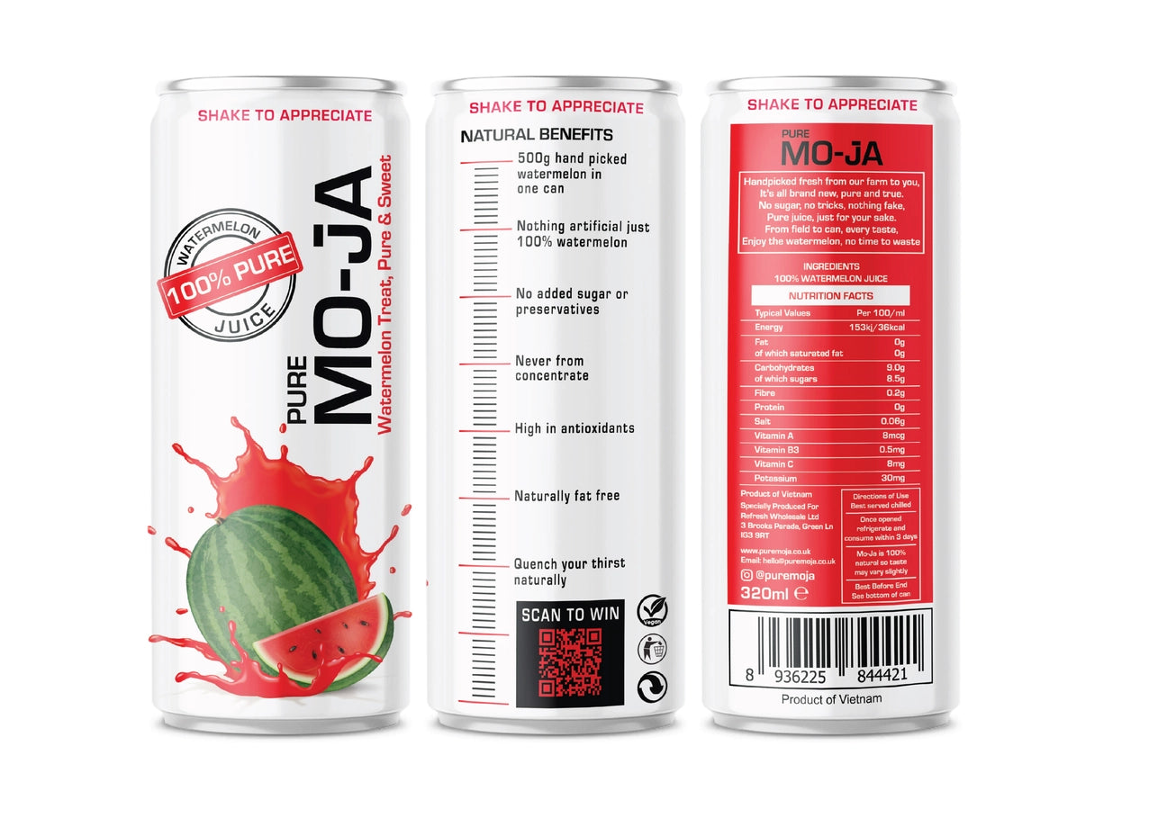 Pure Mo-Ja - 100% Pure Watermelon Juice