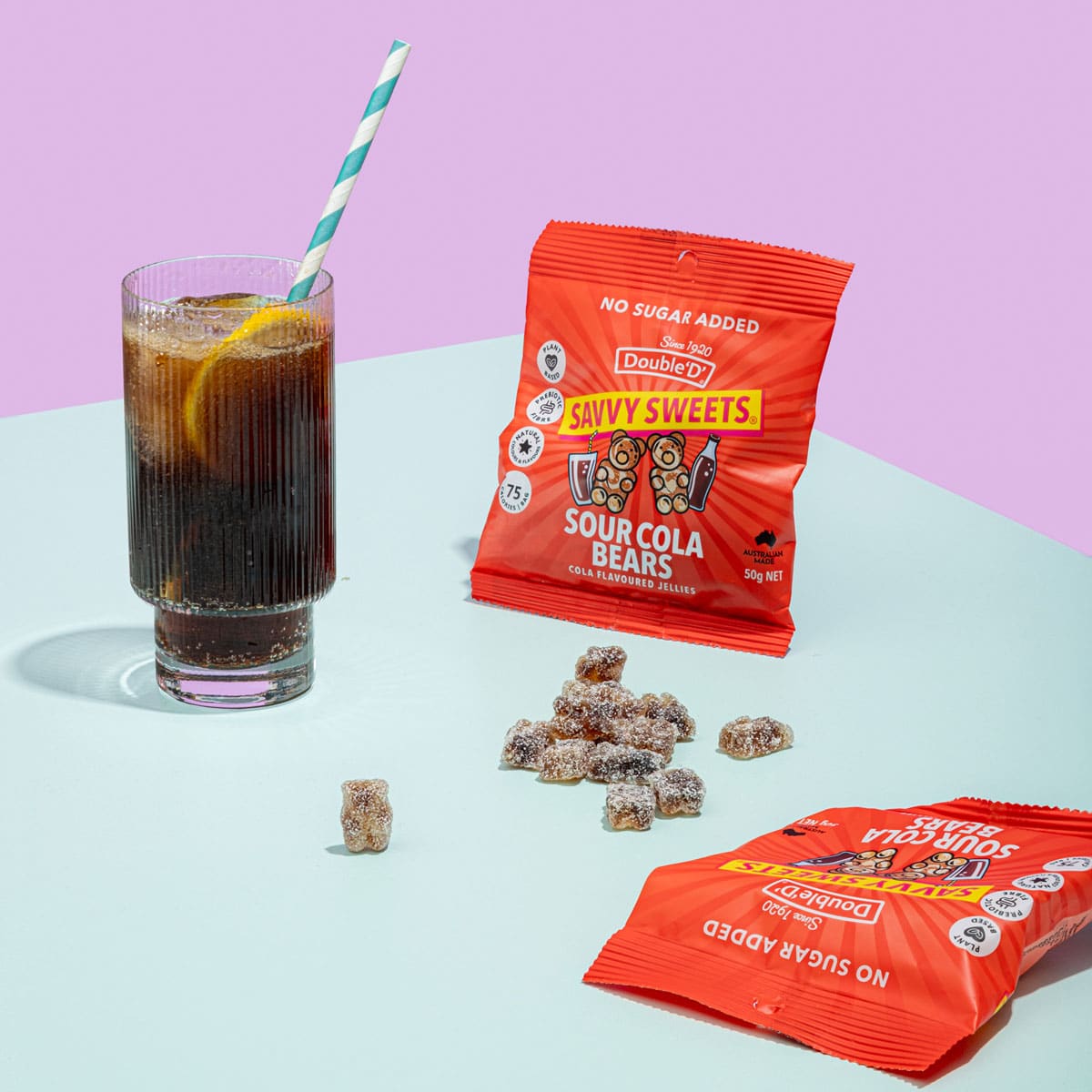 Savvy Sweets - Sour Cola Bears Jellies