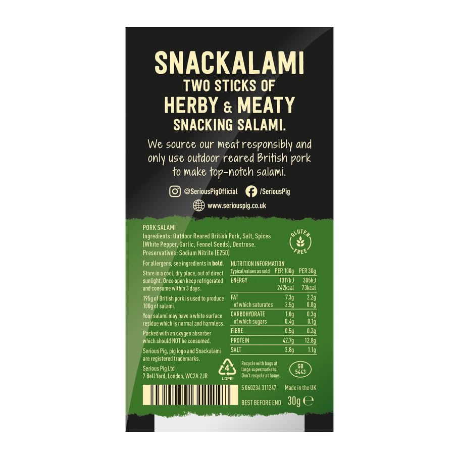Serious Pig - Snackalami Wild Fennel