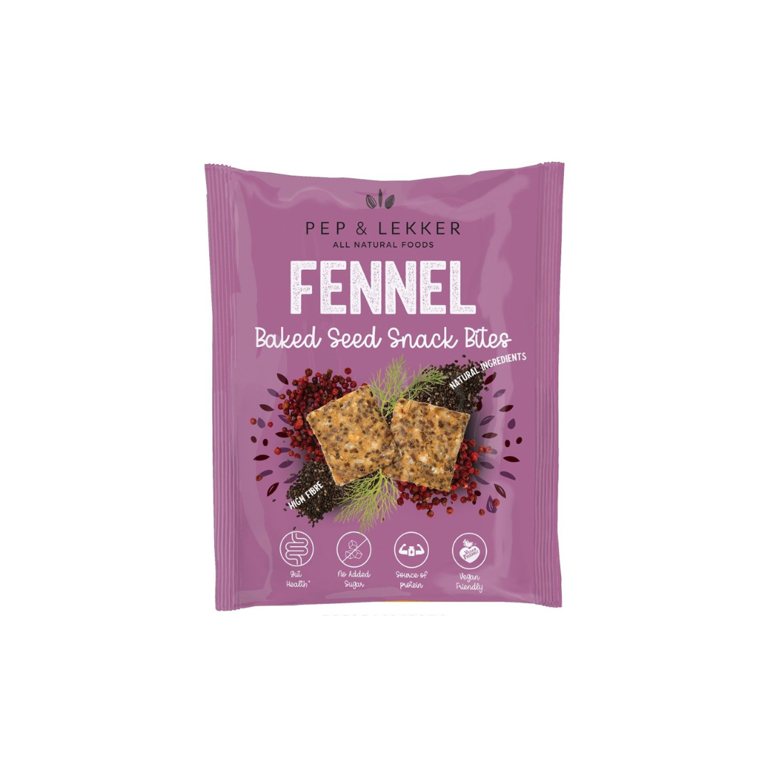 Pep & Lekker - Fennel Baked Seed Snack Bites