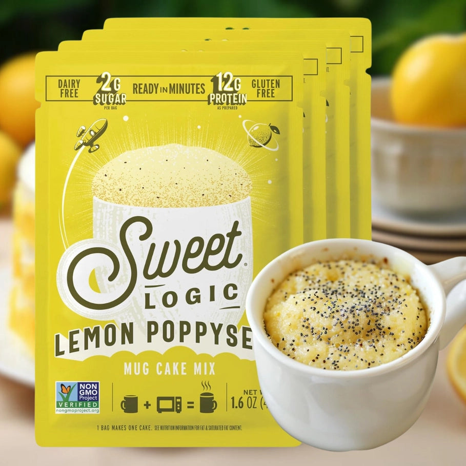 Sweet Logic - Lemon Poppy Seed Mug Cake