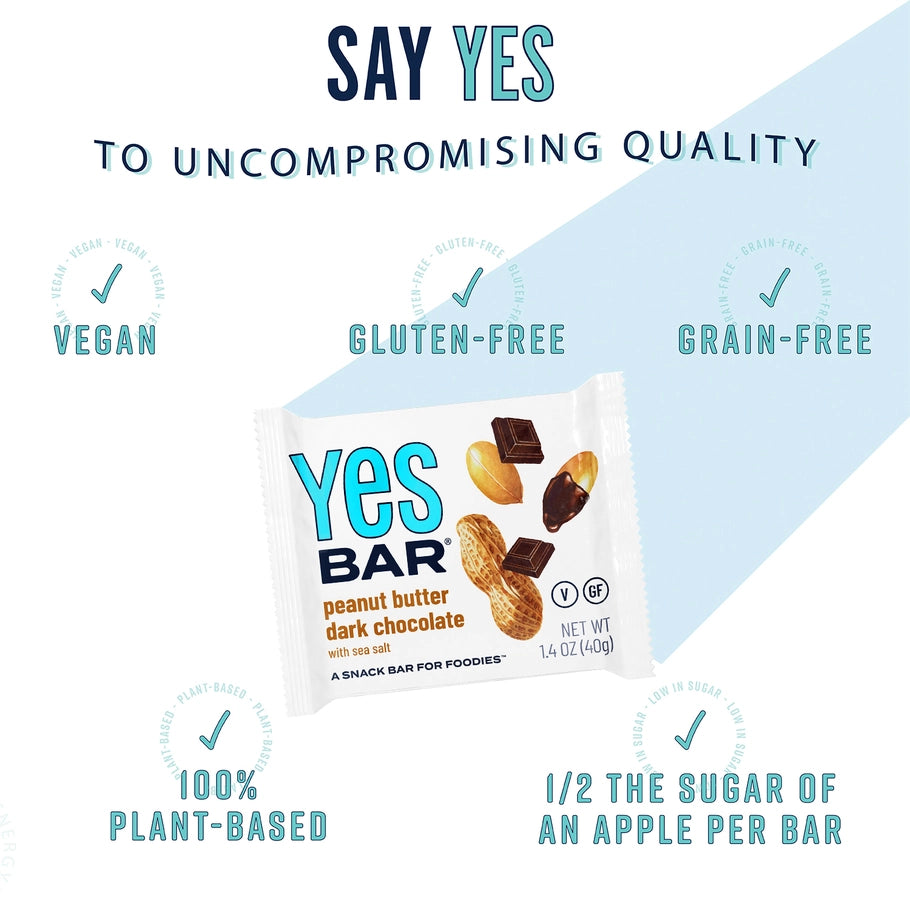 Yes Bar - Peanut Butter Dark Chocolate