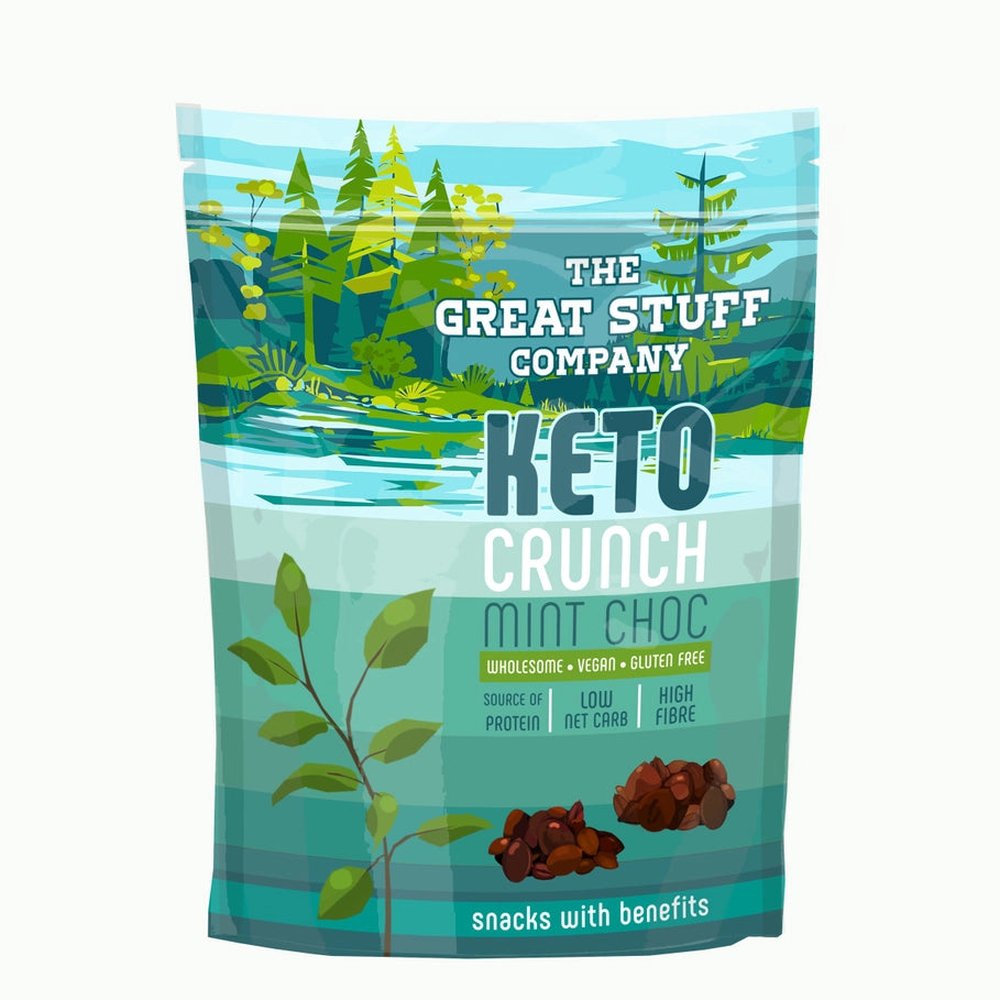 Keto Crunch - Mint Choc & Brazil Nuts - The Great Stuff Company