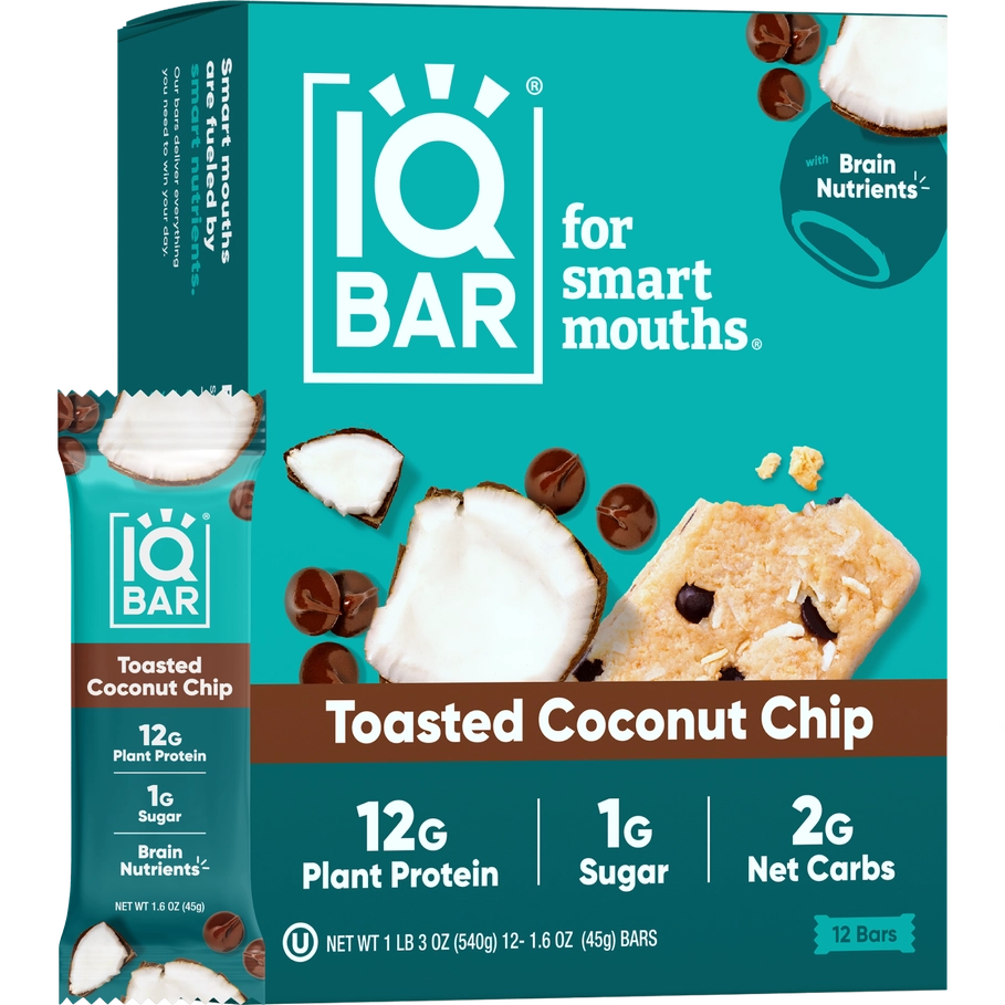 IQBAR Toasted Coconut Keto Protein Bar